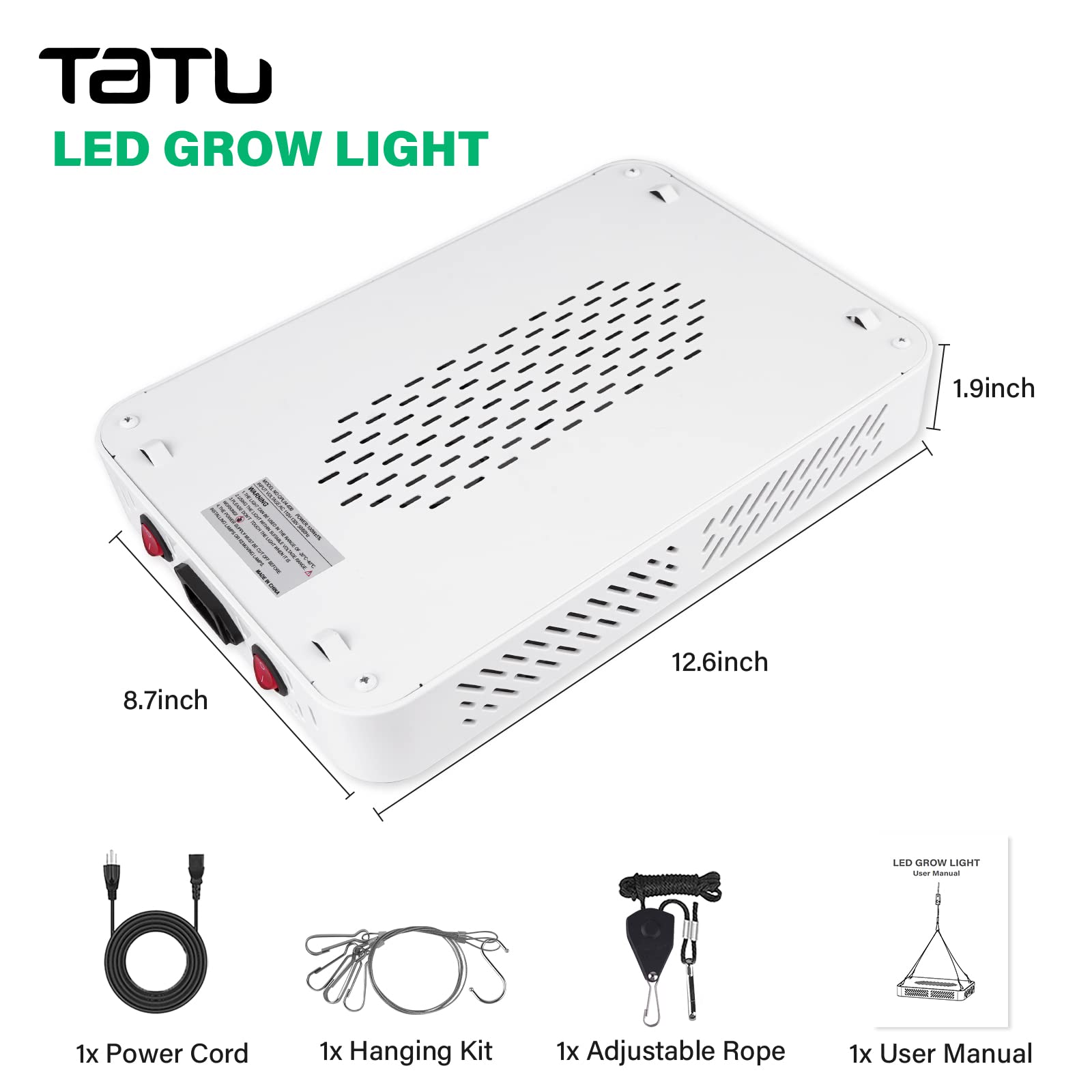TATU size comparison beside ruler illustrating compact footprint and scale