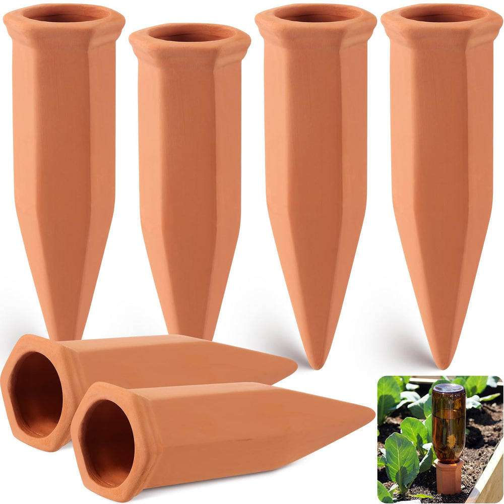 Tatuo terracotta spikes front view showing full 18-pack convenience