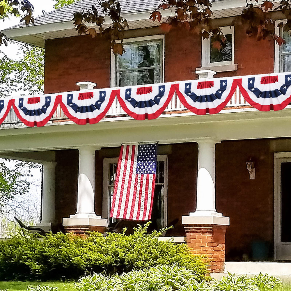 Tatuo lawn and garden display providing festive patriotic decoration