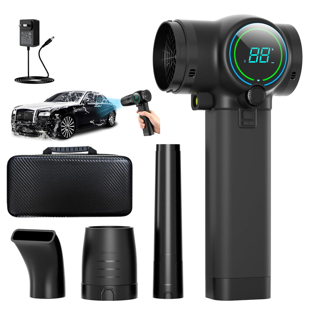 Tawugame front view showing compact blower and ergonomic profile for easy handling