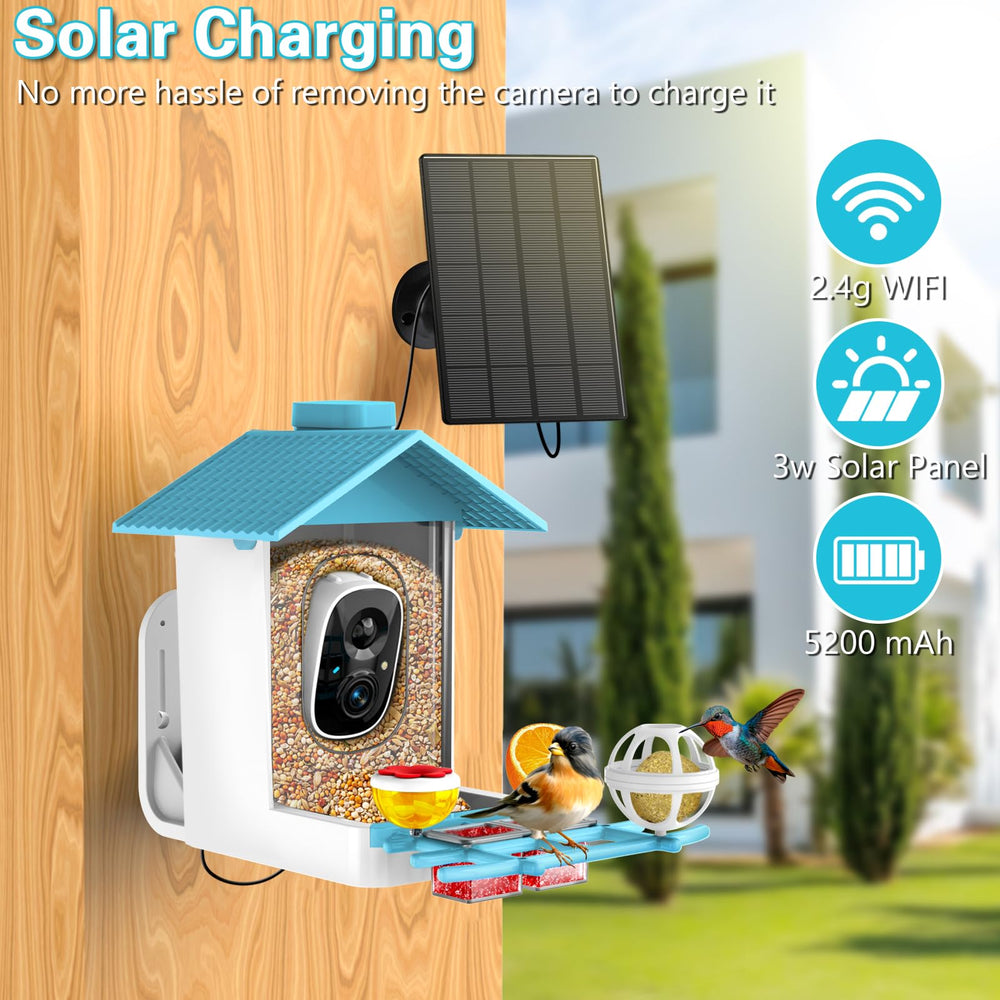 TayePin solar panel top view showing charging for long battery life