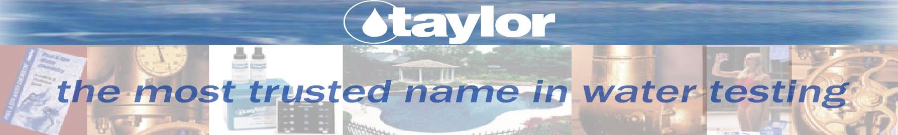 Taylor kit placed poolside illustrating on-site testing convenience and reliability