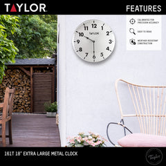 Taylor large numerals detail demonstrating easy-read dial from distance
