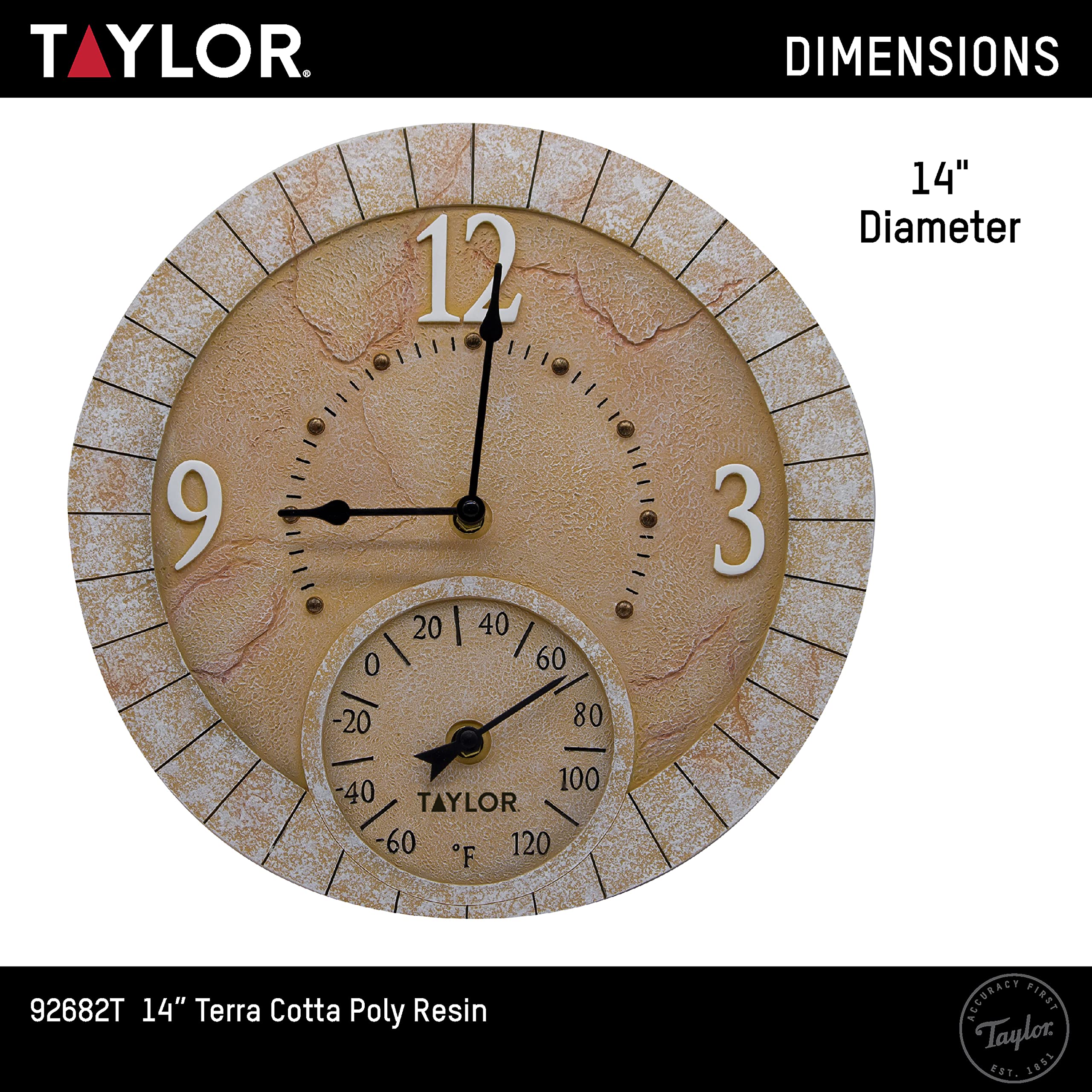 Taylor poly resin texture close-up showing weather-resistant finish benefit