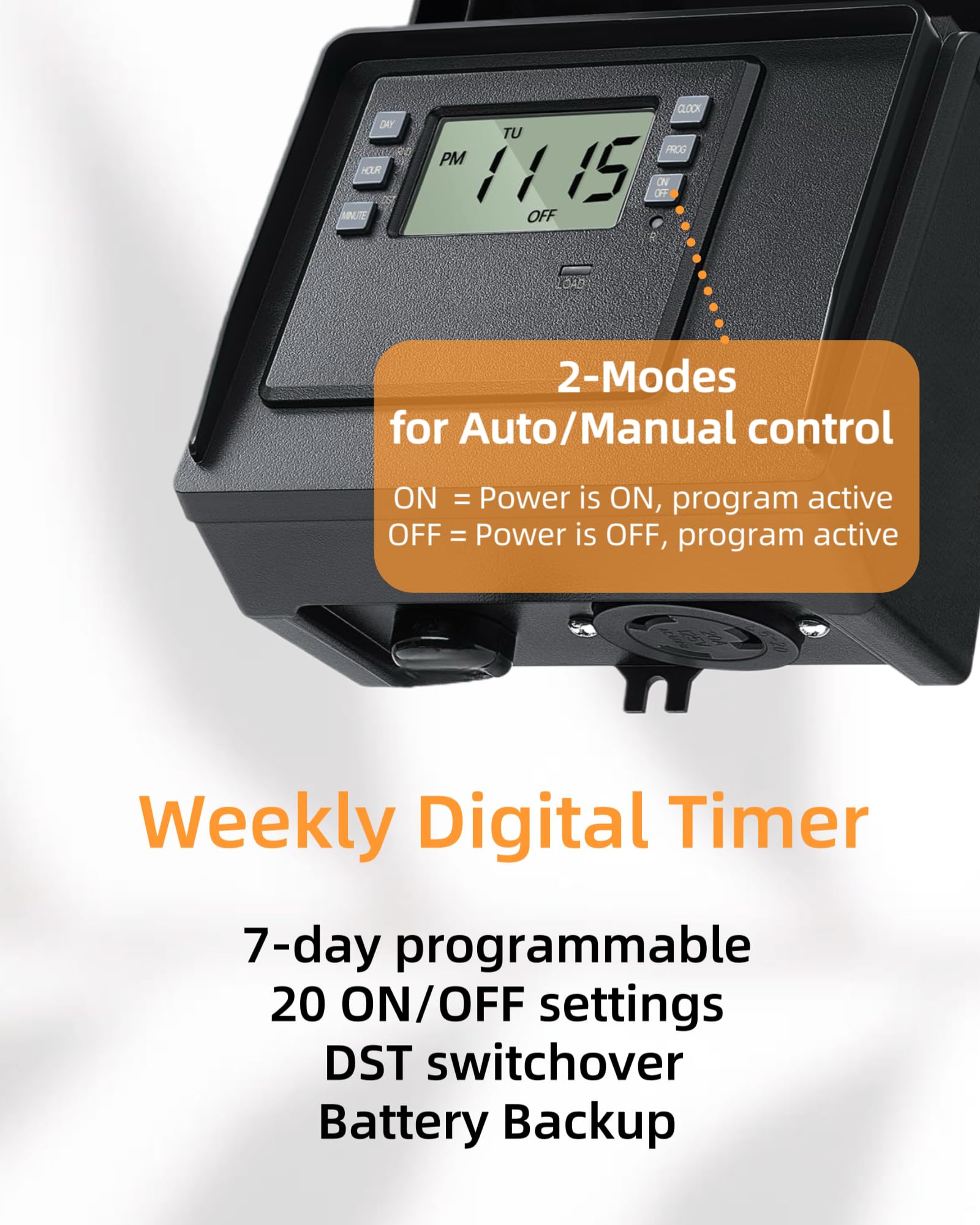 TAYMATIC connected to pool pump, automates filtration and runtime