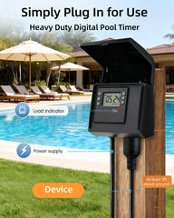 TAYMATIC clear cover and digital display, protects and shows status