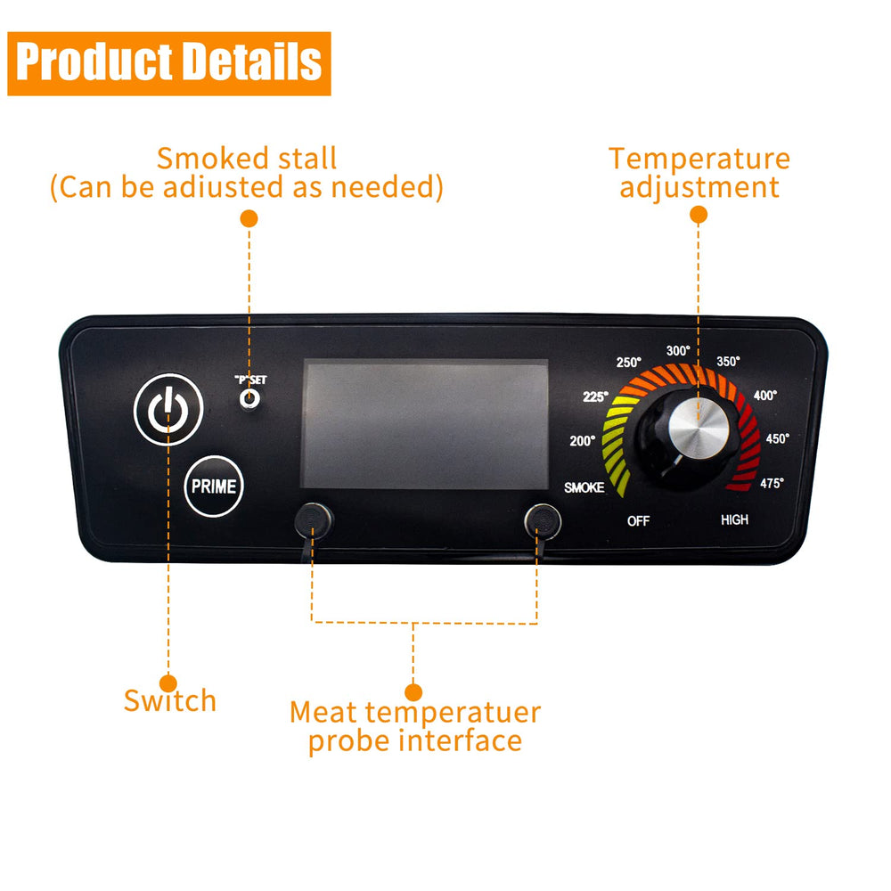 Tbgrepts stainless steel meat probe close-up providing quick accurate food readings