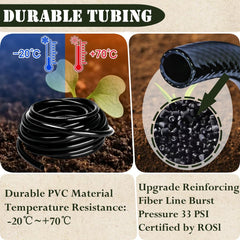 TBPA tubing cross-section close-up showing reinforced wall for burst resistance
