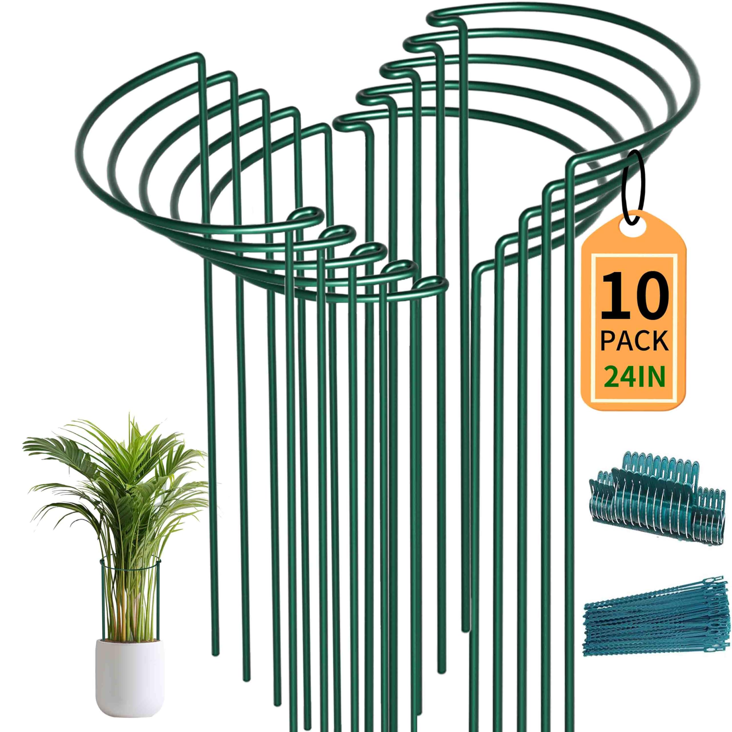 TCBWFY 10-pack front view showing all supports and included clips benefits tidy beds