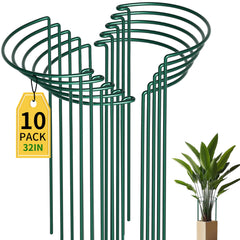 TCBWFY front view assembled plant cage showing sturdy support