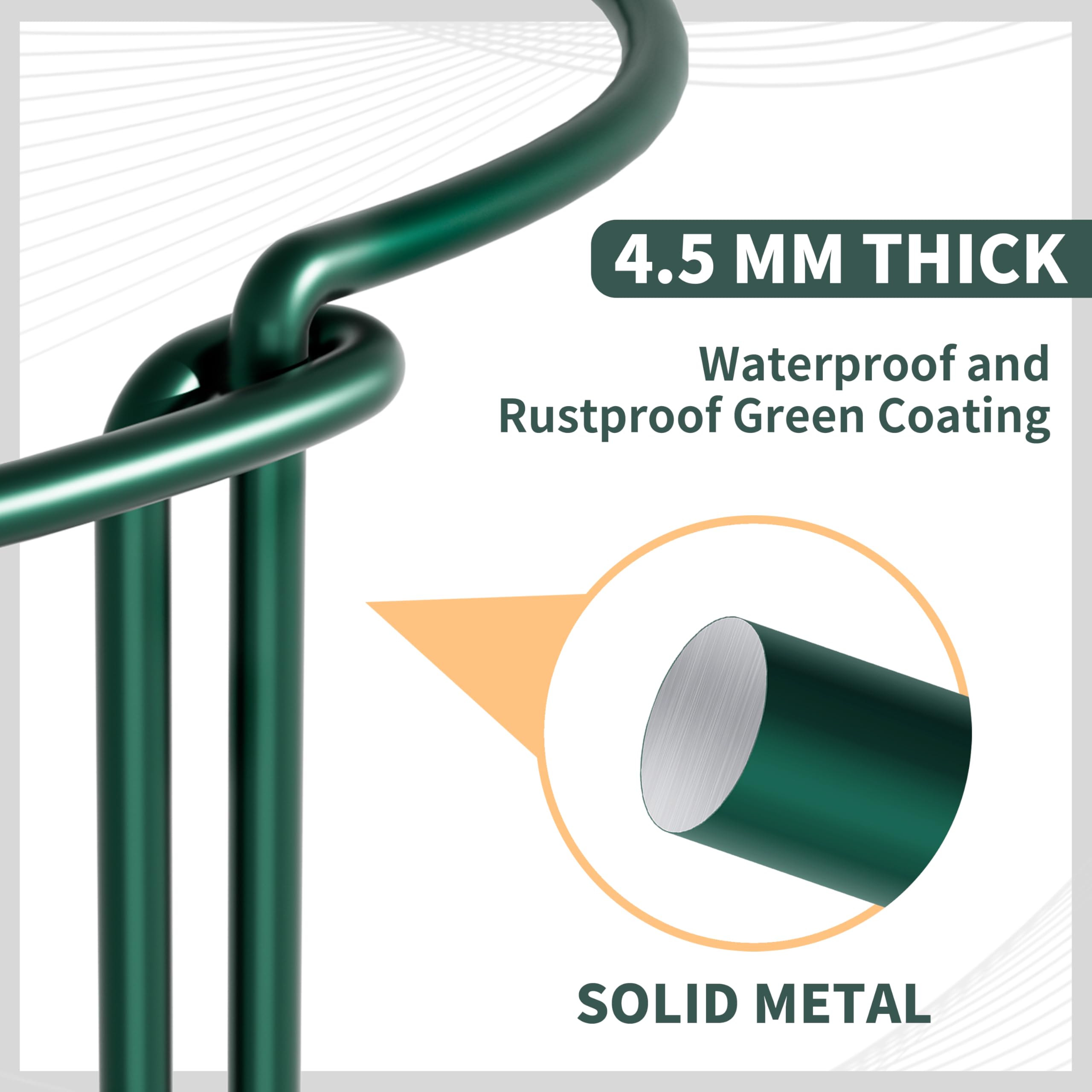 TCBWFY interlocked supports forming a neat garden border to keep paths clear