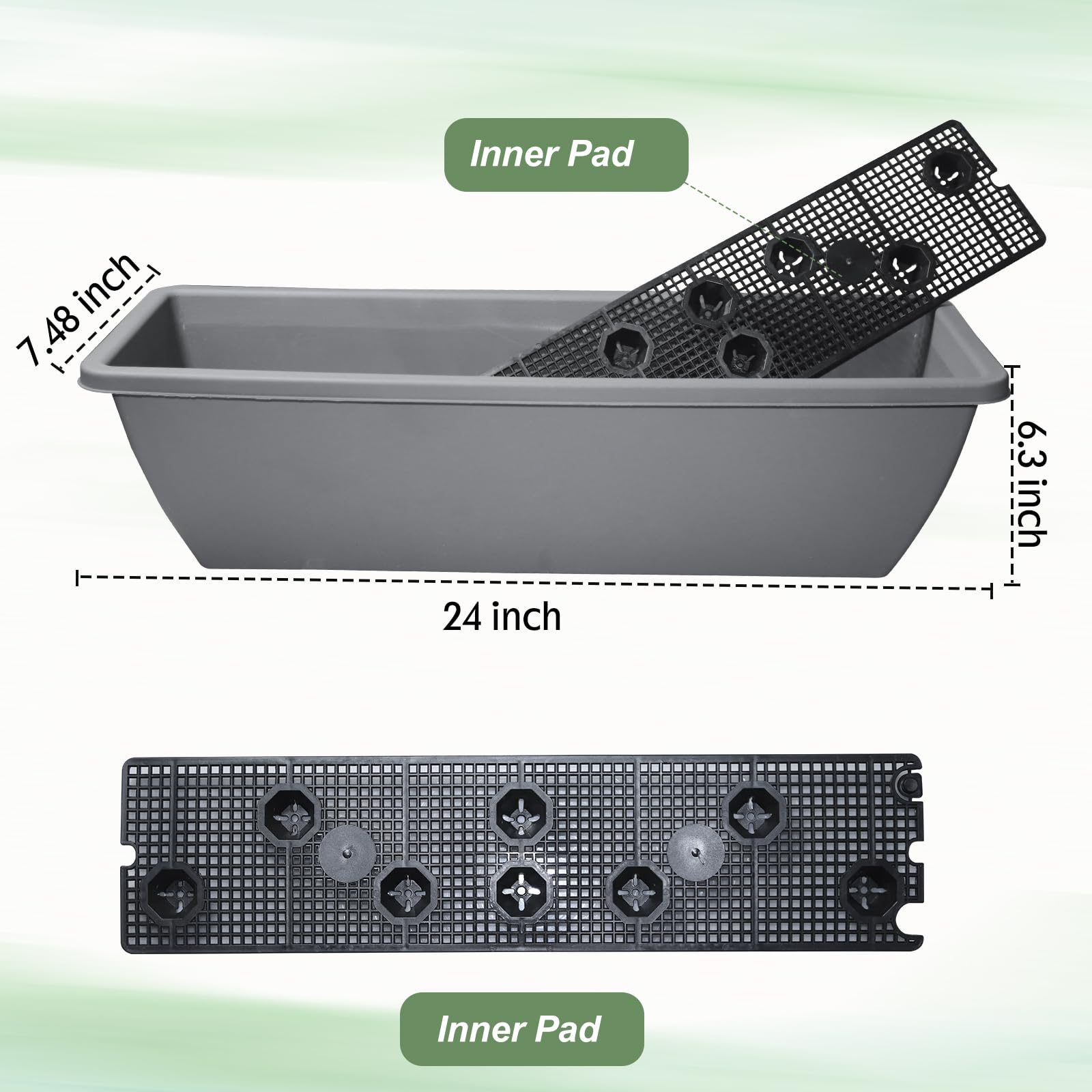 tcevily close-up of plastic texture highlighting thick durable material benefit