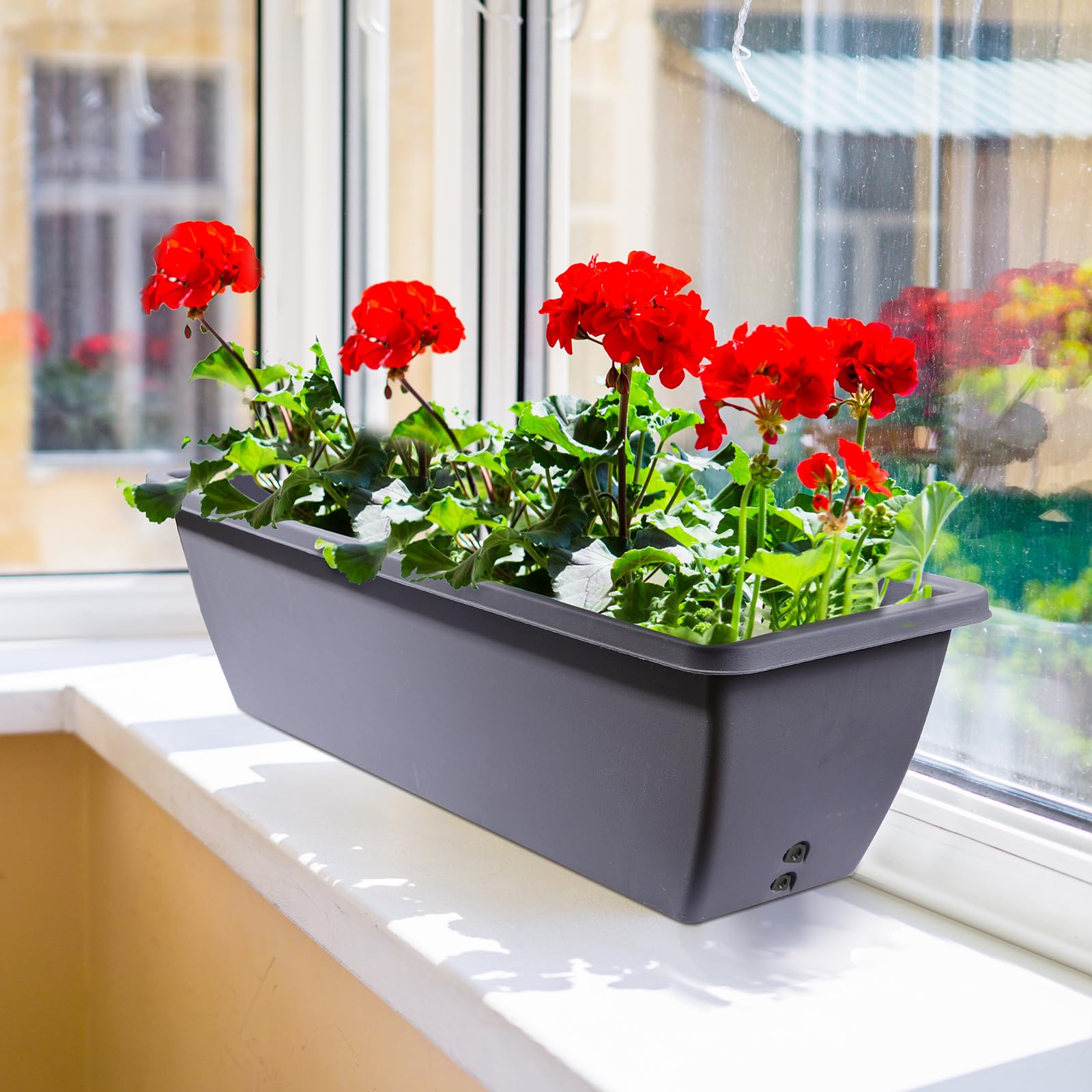 tcevily balcony arrangement showing planters enhancing outdoor decor and space use