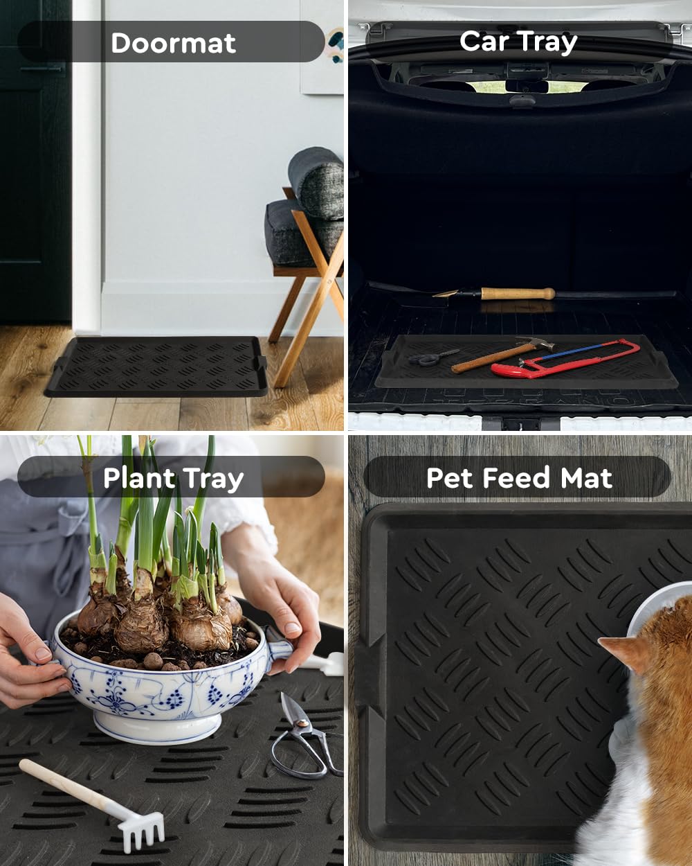 tchdio tray in foyer lifestyle image offers tidy entryway benefit