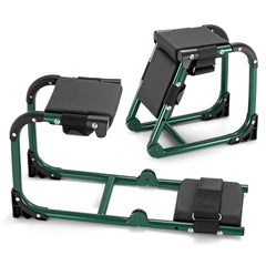 Tcoivs front view folded stool showing compact storage and portability benefit