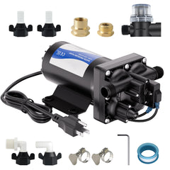 TDR Jacky front view of pump showing compact housing and ports for easy installation