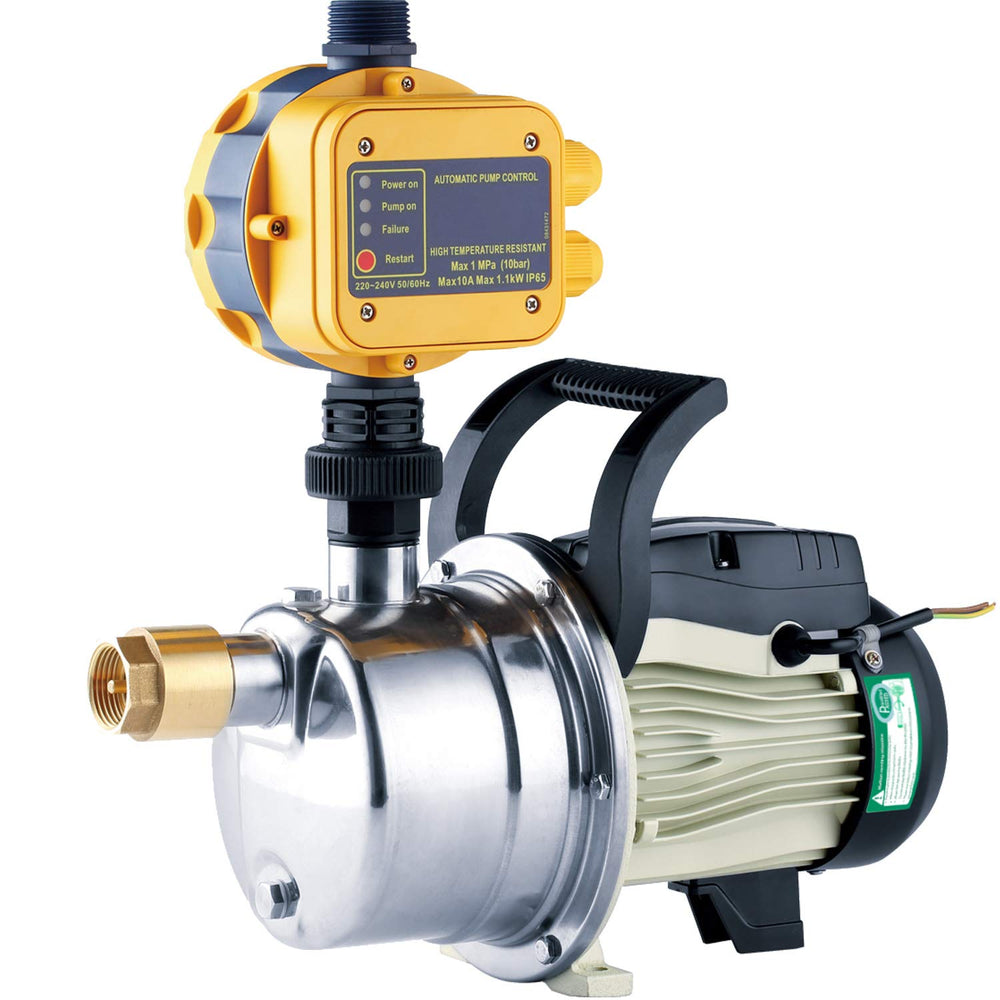 TDRRICH front view pump unit showing compact housing and reliable boost
