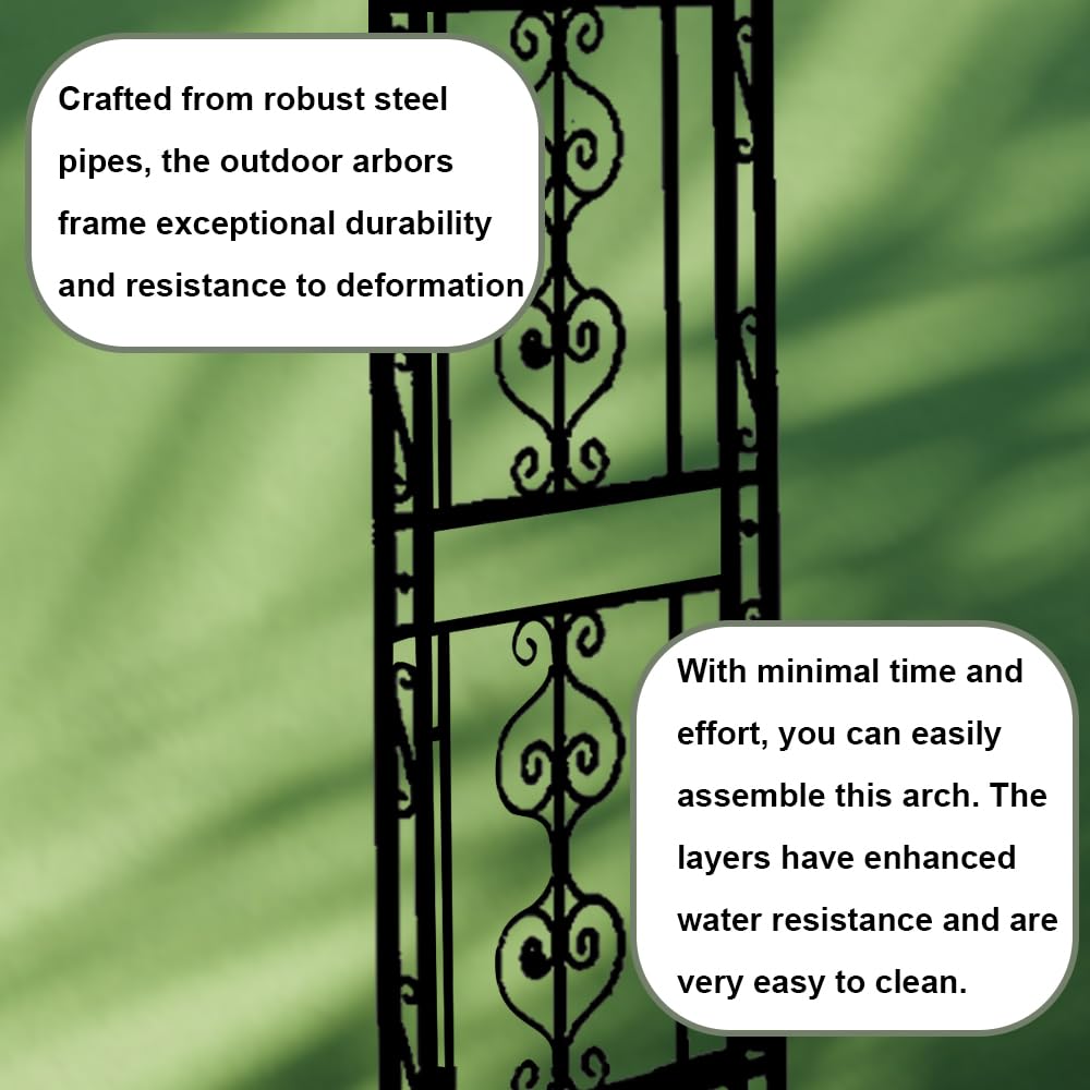 Teabelle arbor styled as wedding backdrop showing ceremony focal-point benefit