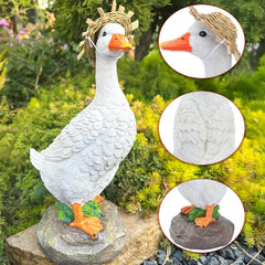 Teaeeno duck hand-painted eye detail adding realistic charm