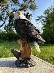 Teaeeno eagle side profile highlighting sculpted wings and realistic texture