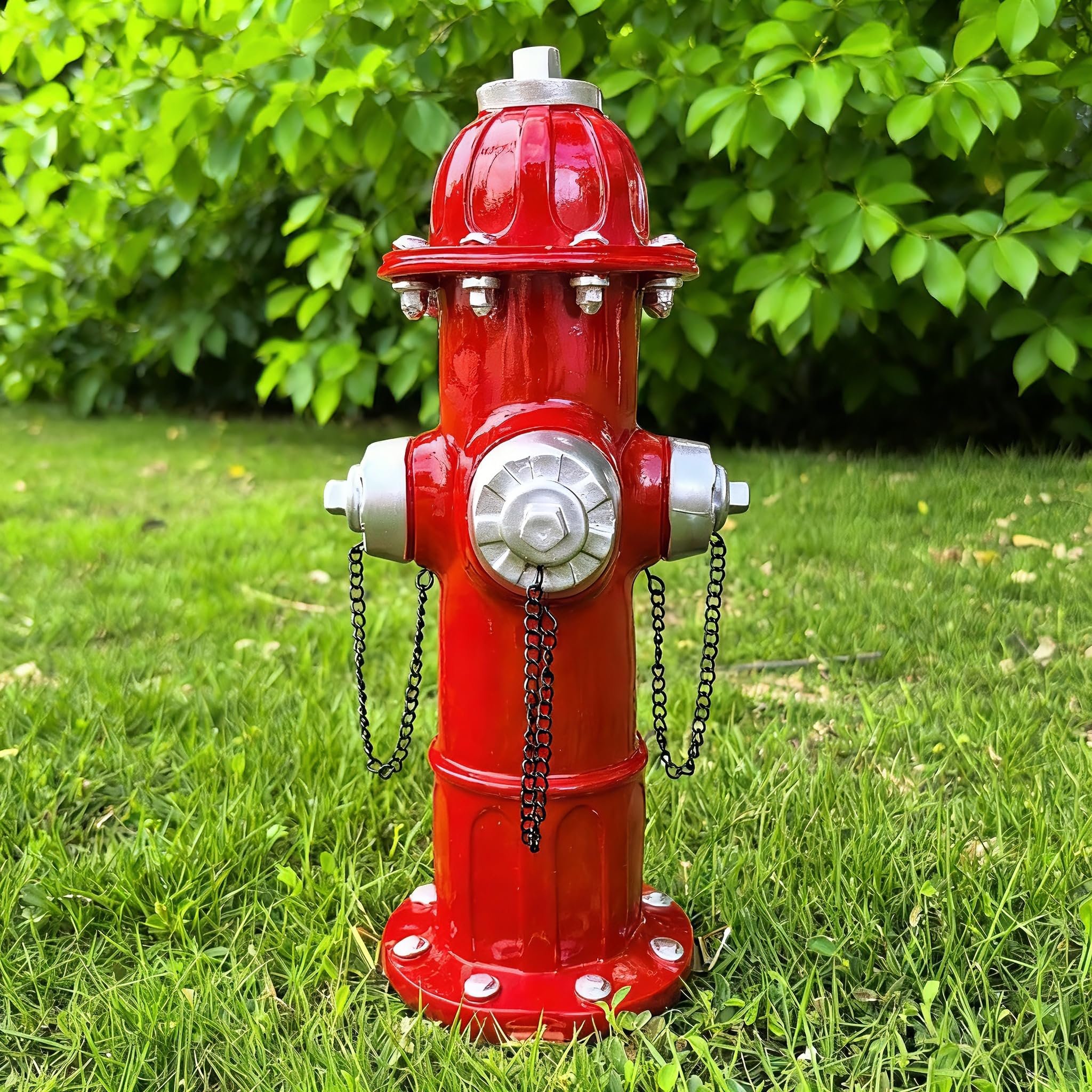 Teaeeno front view of hydrant showing size and training purpose