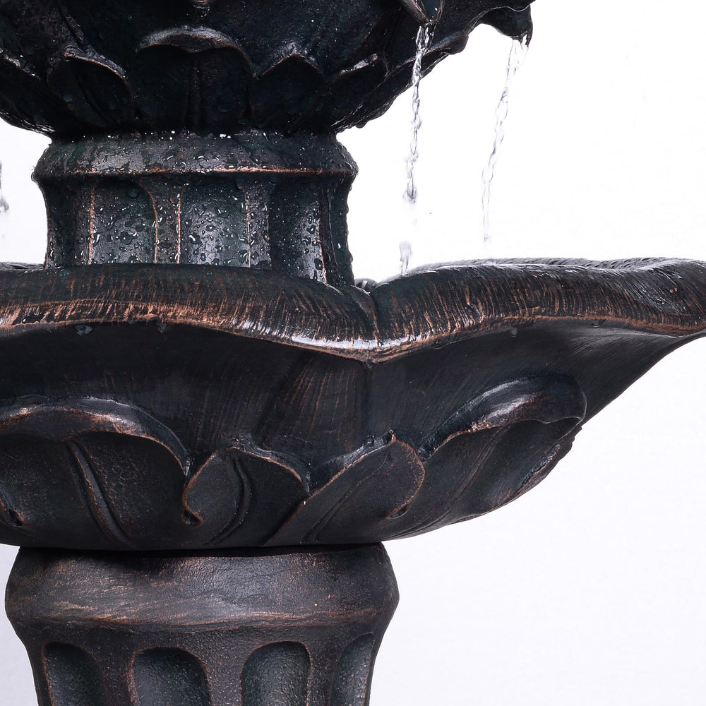 Teamson Home basin close-up with waterline showing efficient capacity