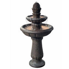 Teamson Home fountain front view showing two-tier design and welcoming look