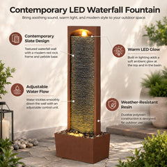 Teamson Home pebble base detail displaying smooth stones and quiet water diffusion