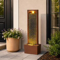 Teamson Home textured facade close-up highlighting faux-slate detail and natural appeal