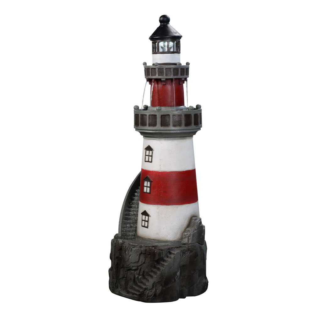 Teamson Home rotating LED light illuminated demonstrating evening ambience and visibility
