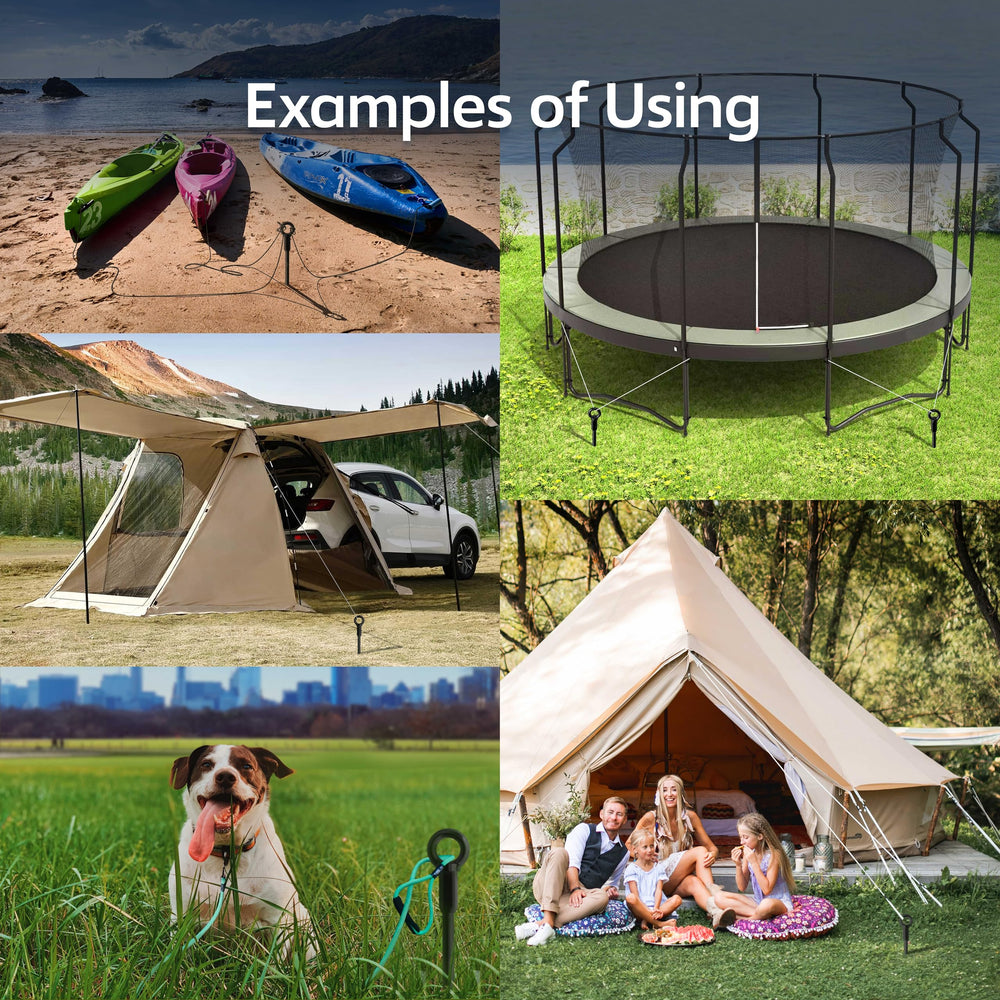 TECH2EACH backyard gazebo secured with anchors showing stability in windy outdoor setting