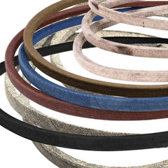 Technology Parts Store belt laid next to ruler to show 5/8 inch width and OD match