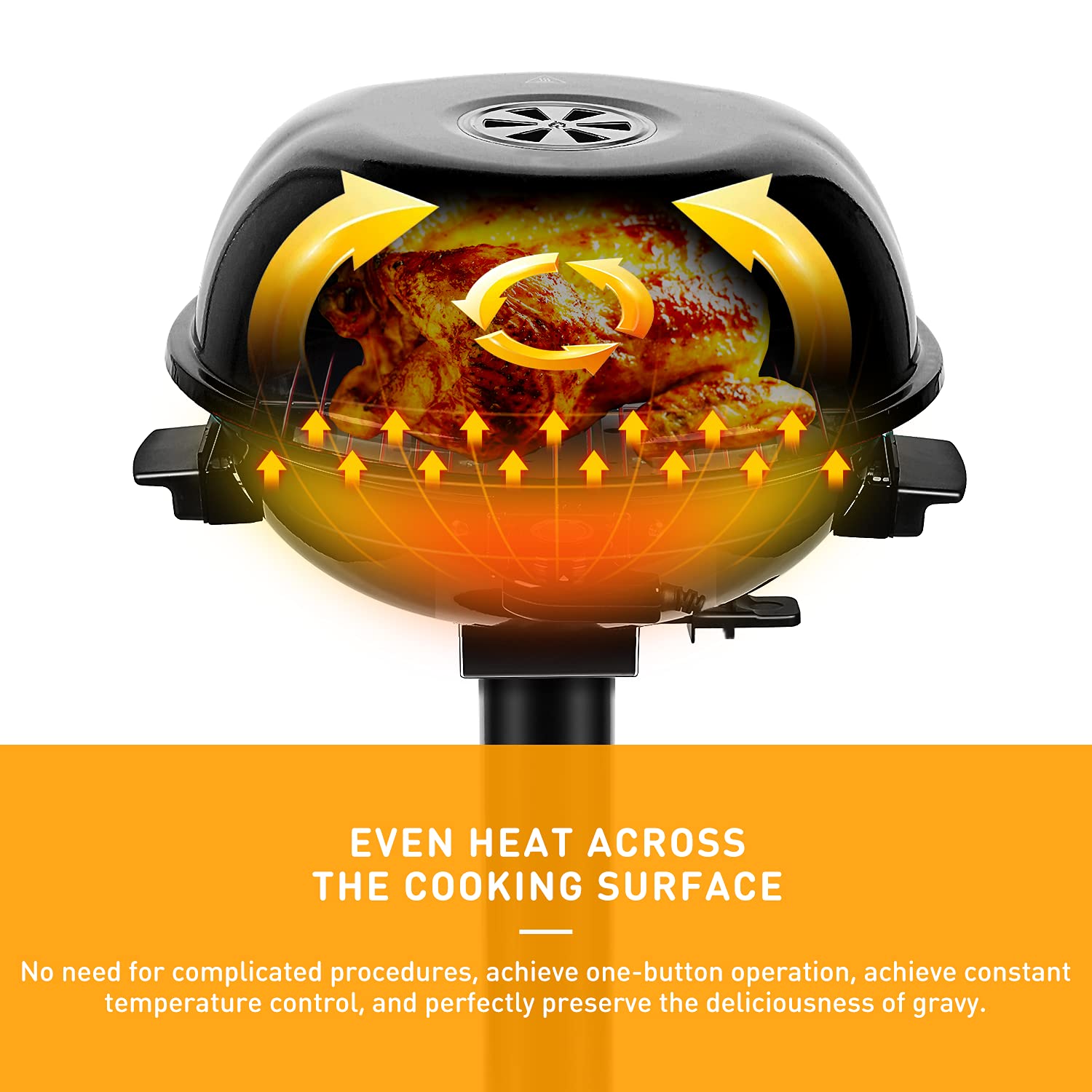 Techwood electric grill on balcony showing small-space outdoor grilling convenience