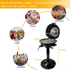 Techwood foldable warming rack detail offering extra space to keep food warm