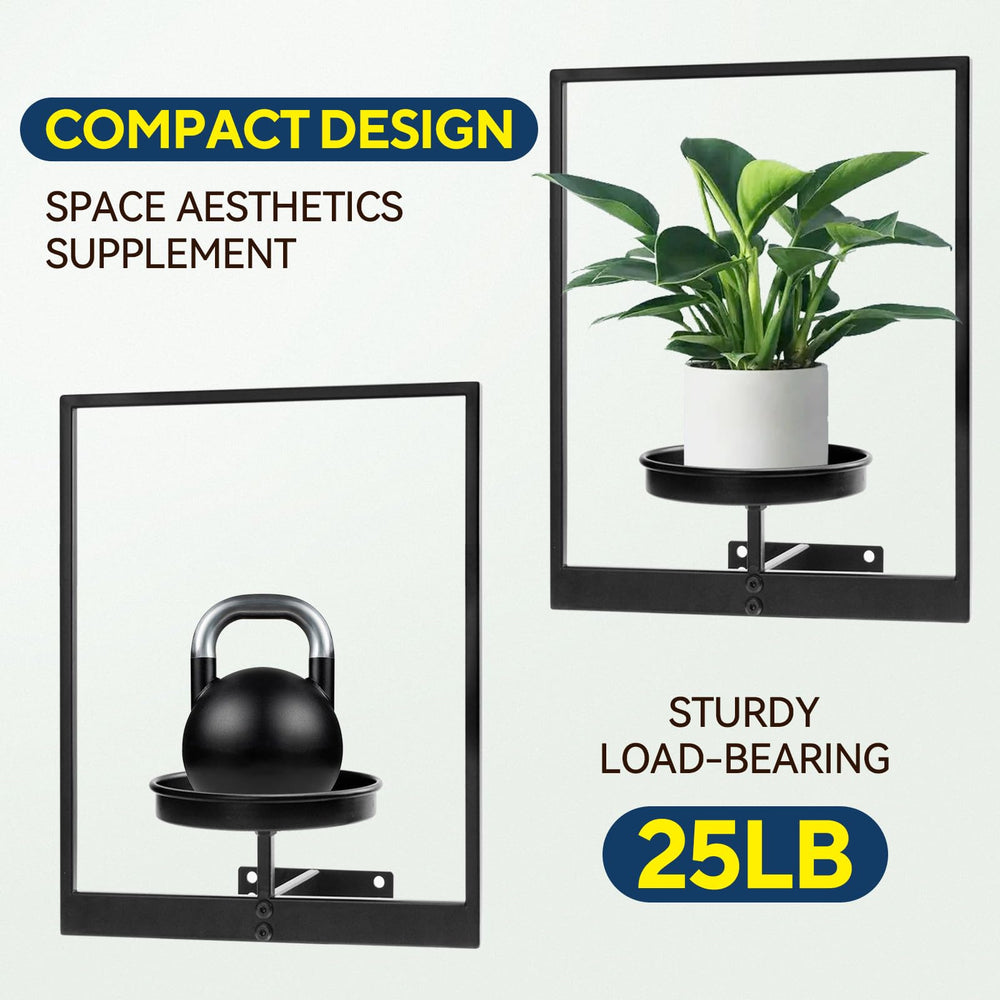 TECKED balcony lifestyle shot with multiple shelves creating layered greenery
