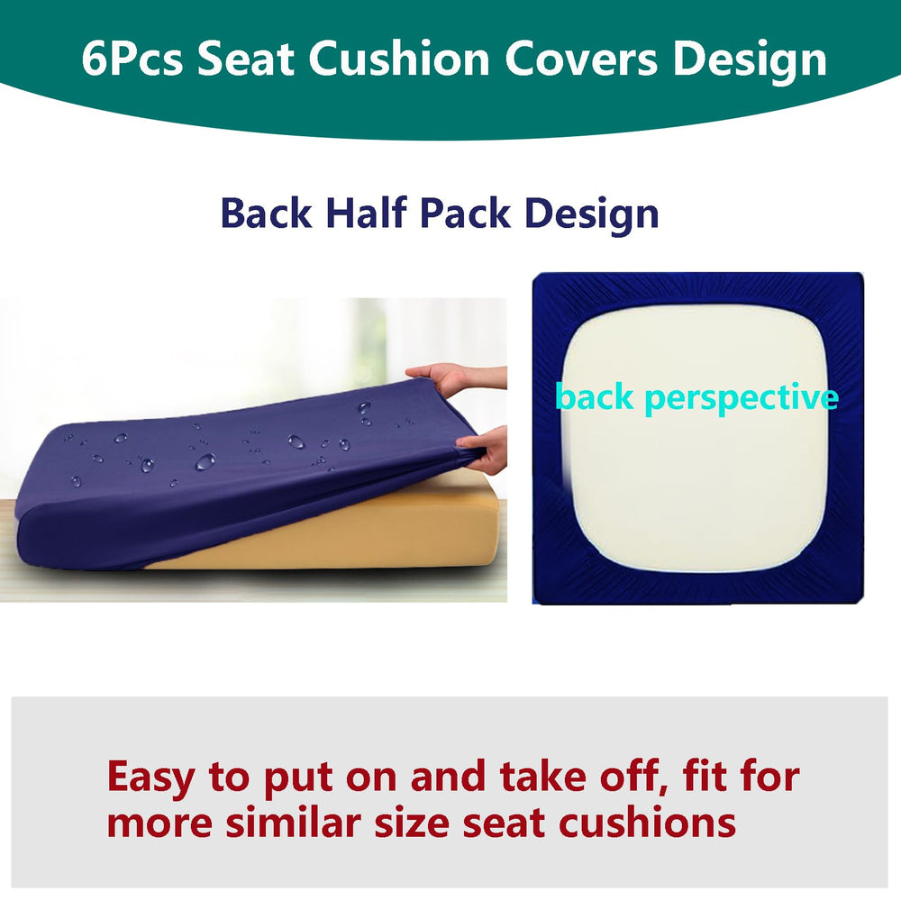 TECOSARA stacked covers showing all 14 pieces for complete replacement set