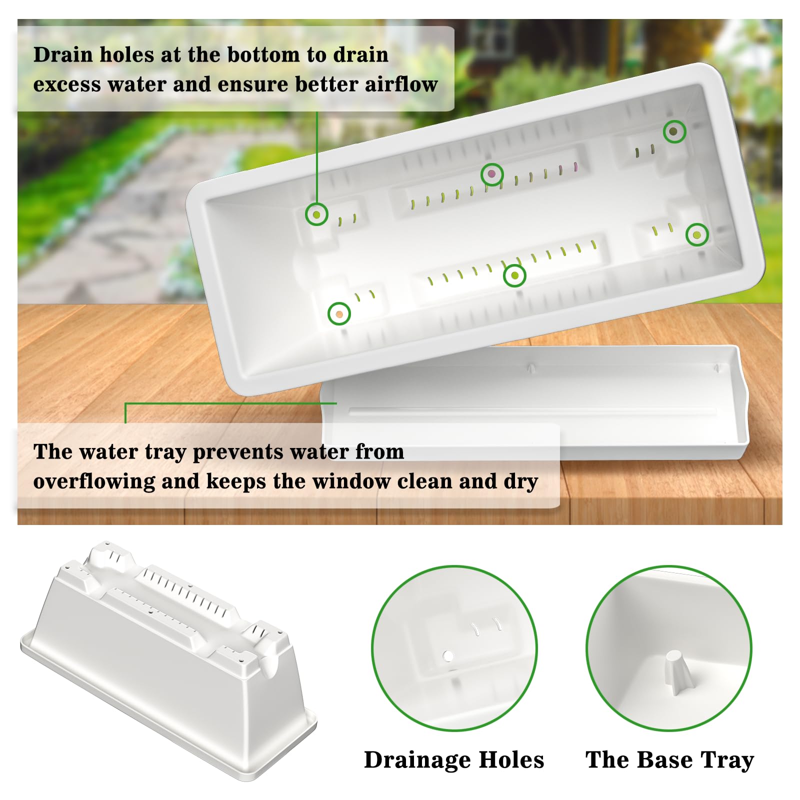 Tectsia plastic texture and finish emphasizing weather resistance benefit