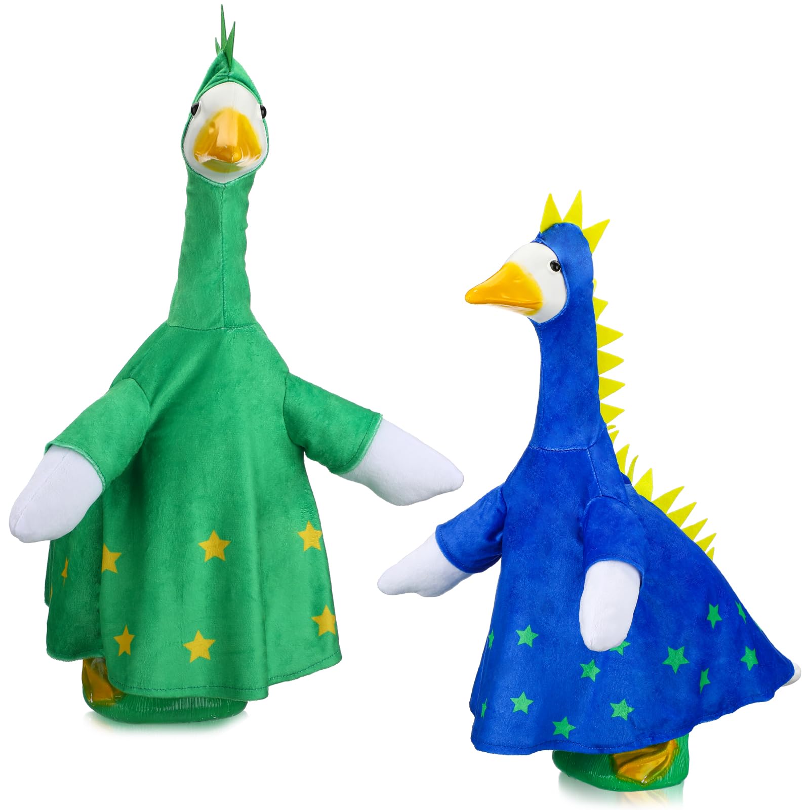 TecUnite goose front view showing dinosaur outfit and bright curb appeal
