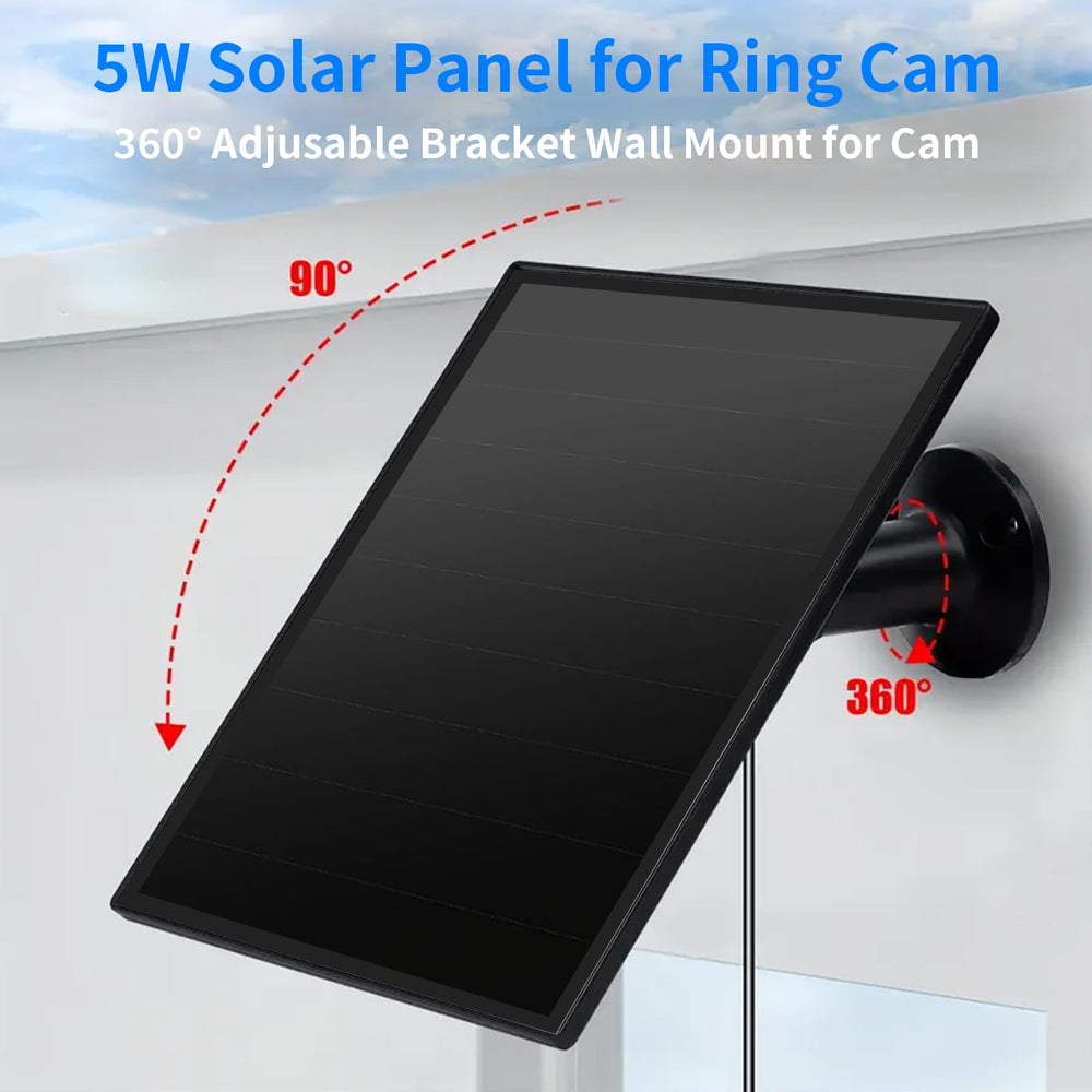 Teczckc adjustable bracket tilted to capture sun and maximize charging efficiency