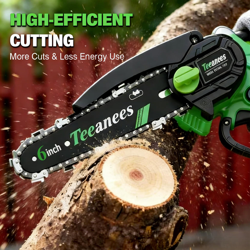 TEEANEES battery inserted with LED display showing remaining power for planning work
