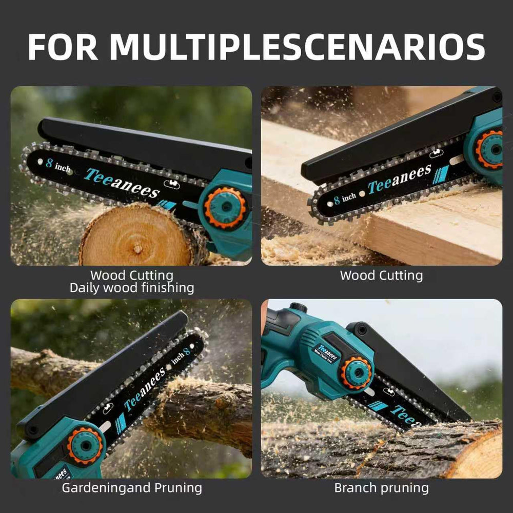 TEEANEES open kit with batteries, chains, gloves and tools for ready use