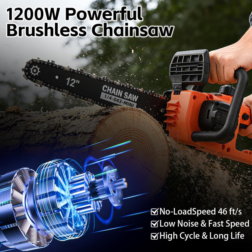 TEEANEES close-up of brushless motor area highlighting efficient power advantage