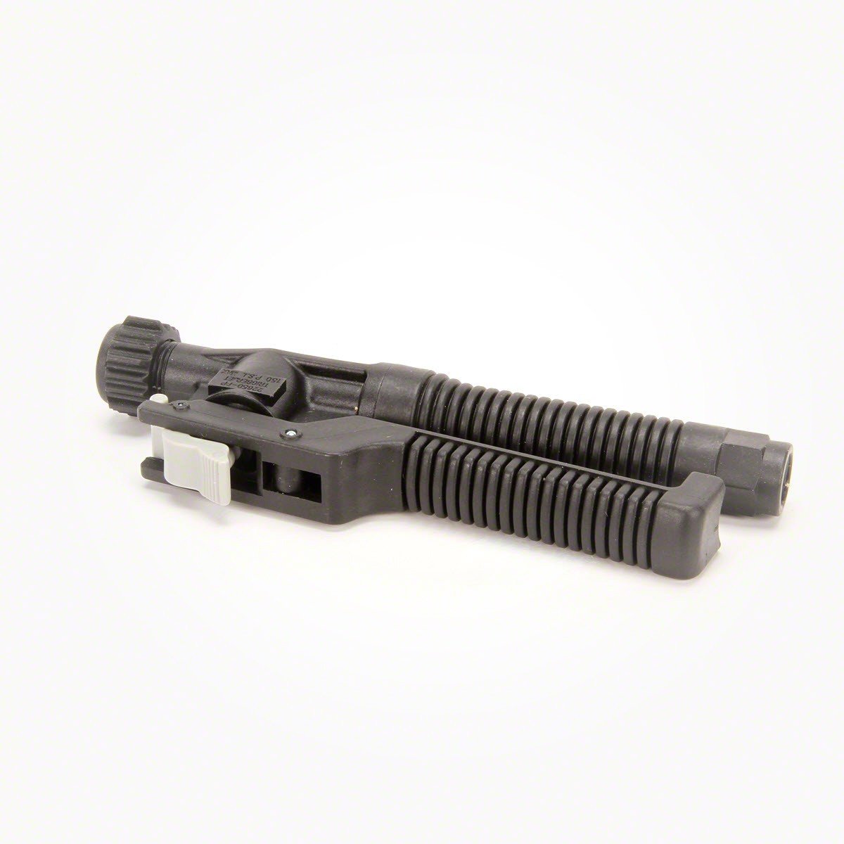 TeeJet TriggerJet front view showing 1/4" NPT inlet and ergonomic control for reliable spraying