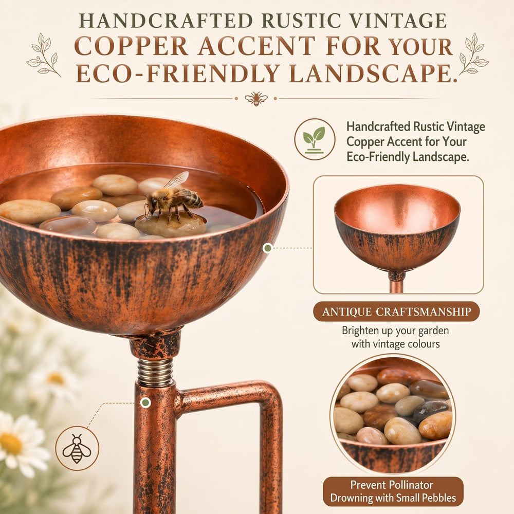 Teenyyou close-up of copper-tone bowl highlighting durable interior finish