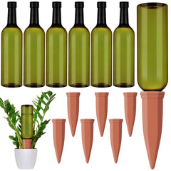 Teenyyou front view of complete 12-piece watering kit showing bottles and terracotta