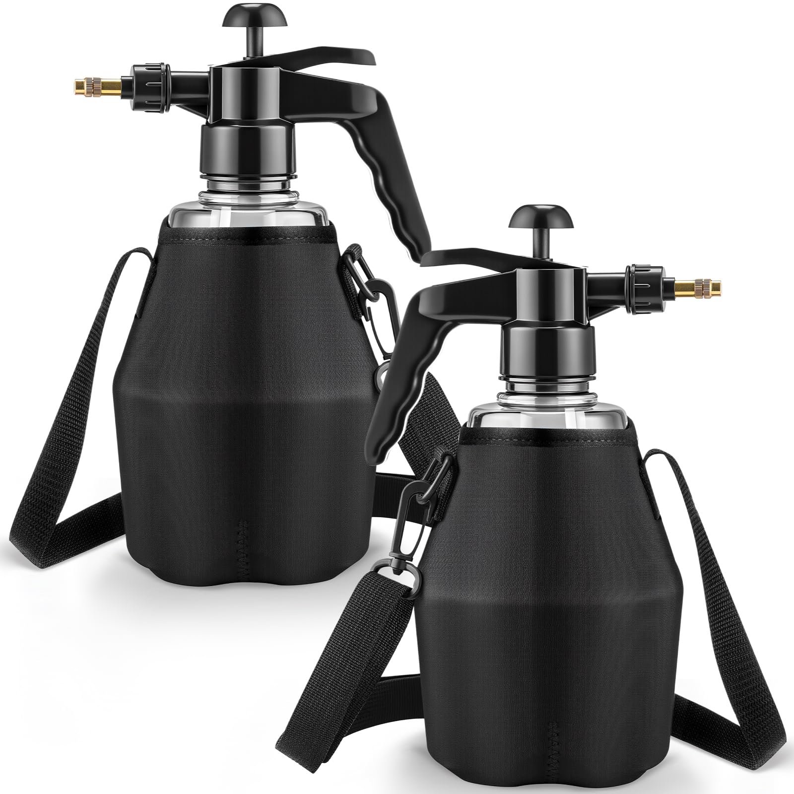 Teenyyou front view showing two bottles and neoprene sleeves for easy storage
