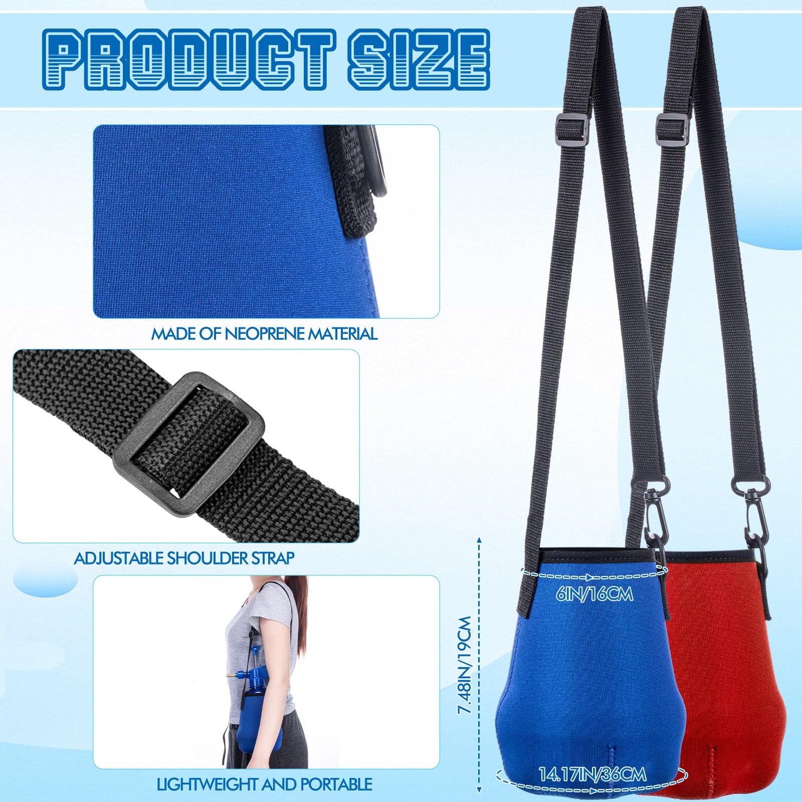 Teenyyou bottle beside hand showing 1.5L scale and fewer refills benefit