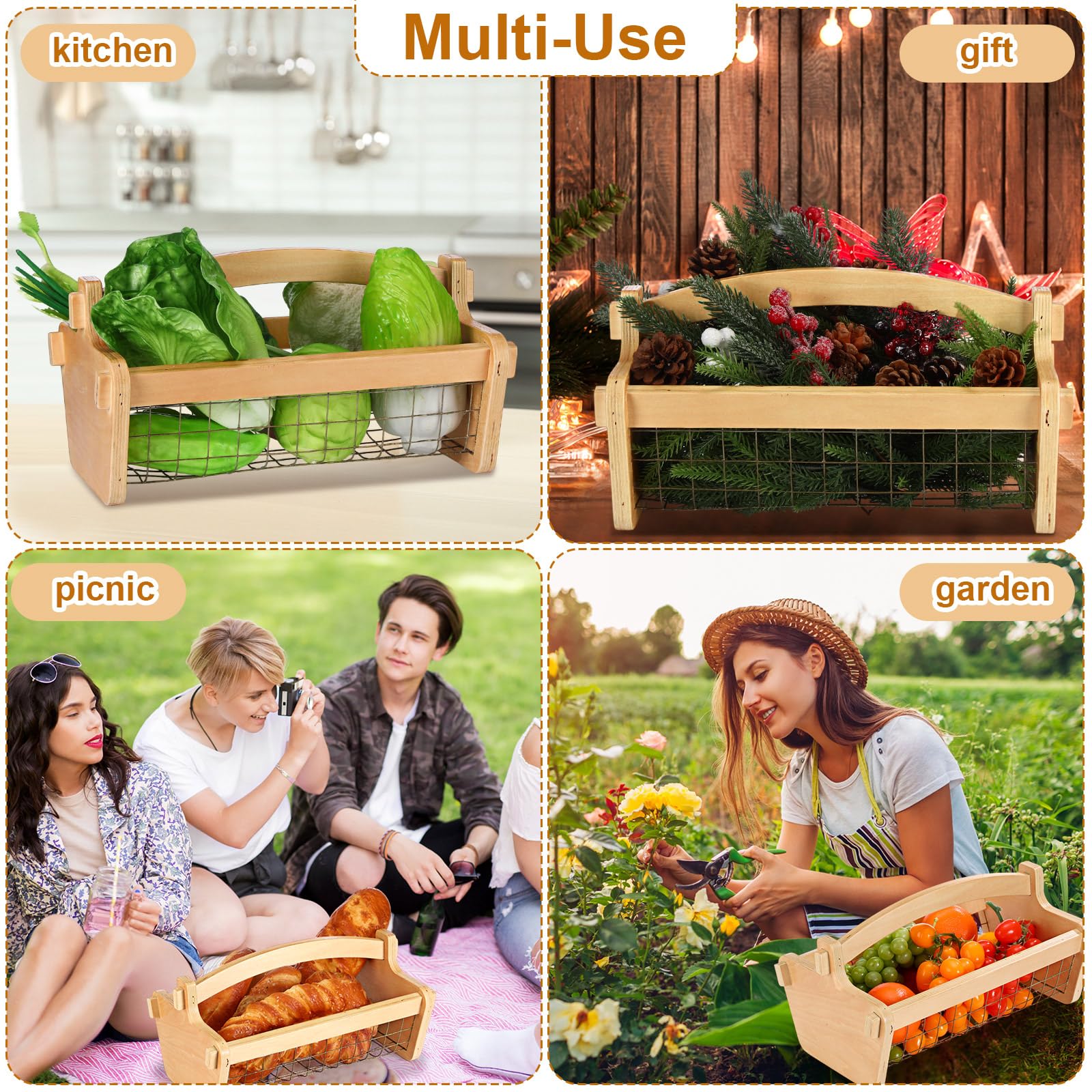 Teenyyou styled on kitchen counter as centerpiece and functional storage