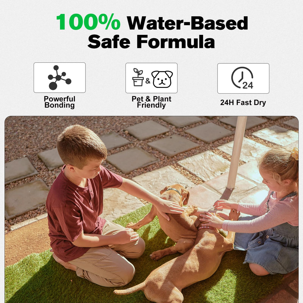 Teexpert in a backyard patio setting keeping decorative stones neat and low maintenance