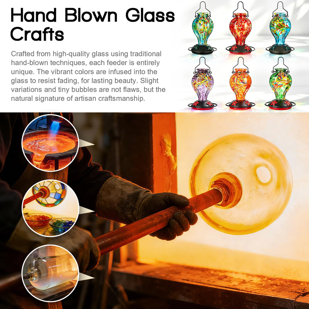 Tegarbed hand-blown glass texture highlighting unique craftsmanship and durability